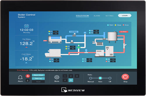 WEINVIEW cMT3169X 8001의 대비 비율