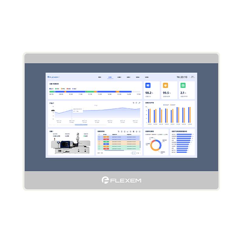 자동화 조립 라인용 내장 통신 프로토콜을 갖춘 Flexem FE6370WE 터치스크린 HMI 인터페이스